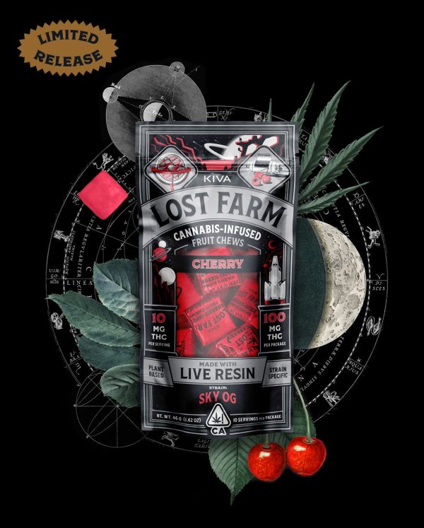Lost Farm Cherry x Sky OG Live Resin Cannabis Chews