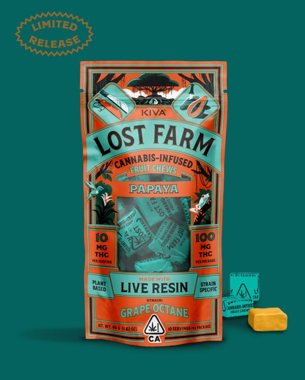 10mg Papaya x Grape Octane Live Resin Chews