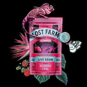 Lost Farm 5mg Raspberry x Wedding Cake Cannabis Gummy Edibles