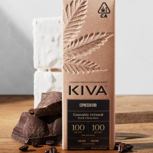espresso dark chocolate cbd 1:1 bar