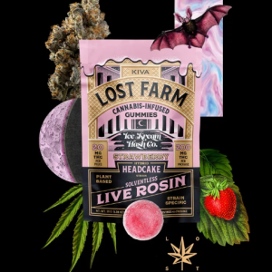 20mg strawberry x headcake live rosin gummies