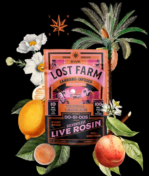 10mg tropical lemonade x do si dos live rosin gummies