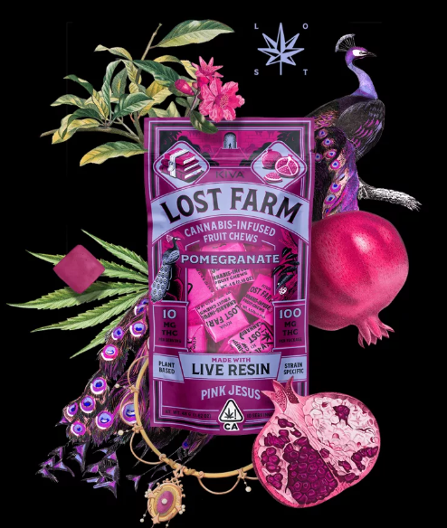 10mg pomegranate x pink jesus live resin chews
