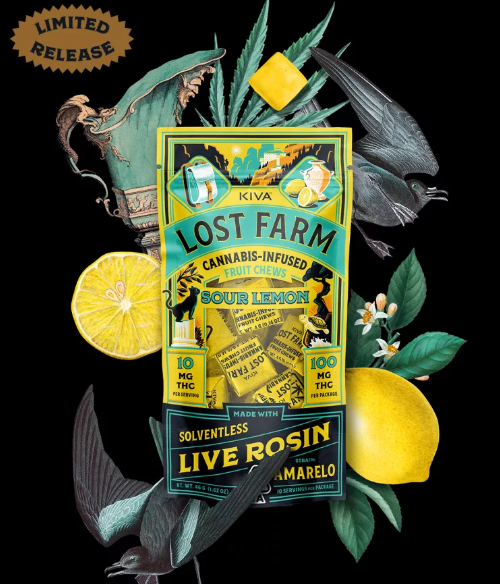 10mg sour lemon x amarelo live rosin chews